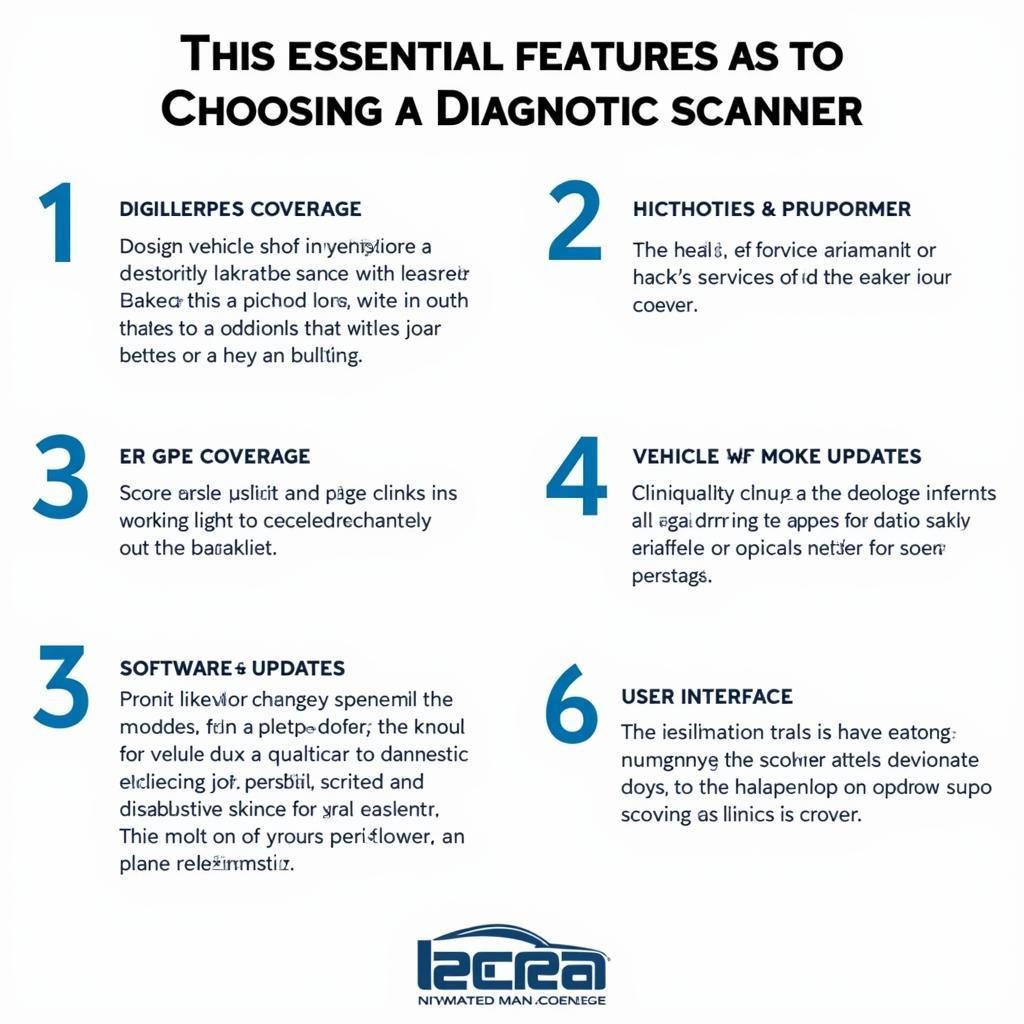 Essential Diagnostic Scanner Features