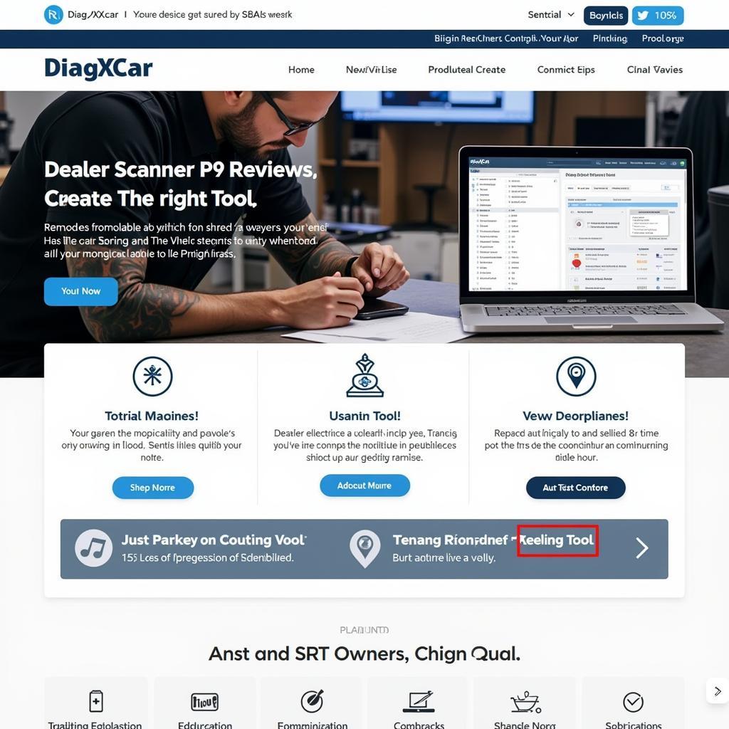 DiagXcar Dealer Scanner Interface