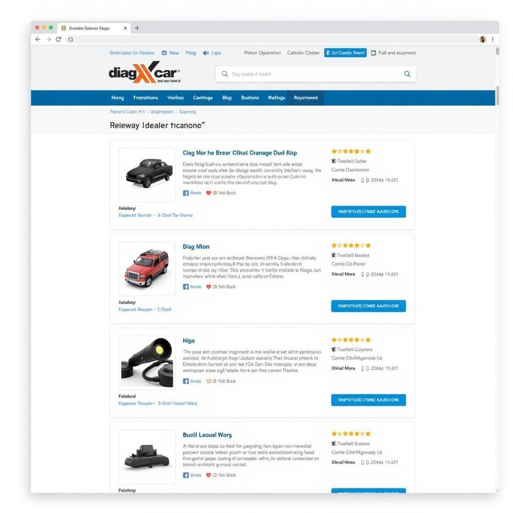 DiagXcar Website Dealer Scanner Reviews