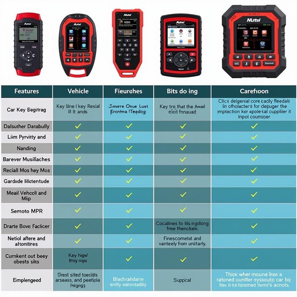 Various Autel Key Programmer Models