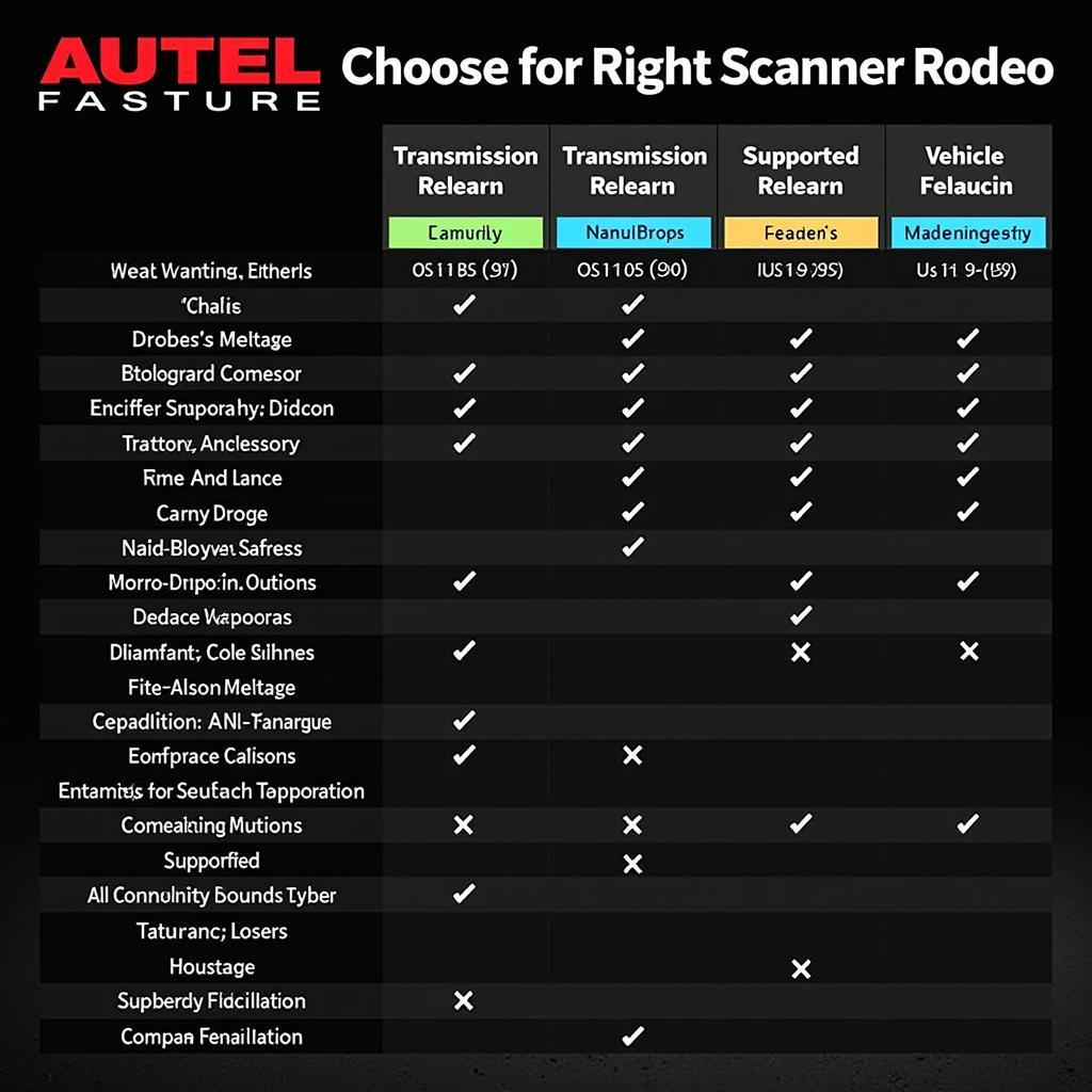 Different Autel Scanner Models