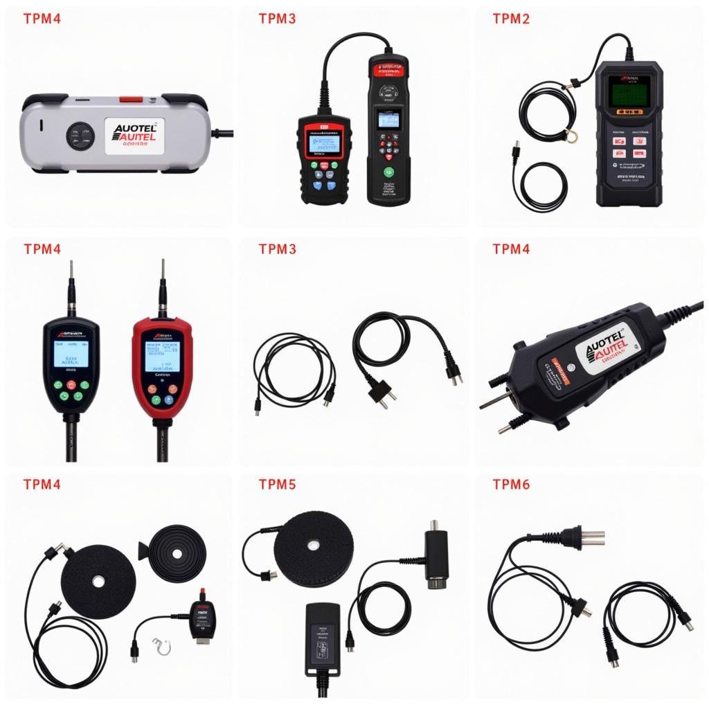 Various Autel Tire Tread Depth Tools