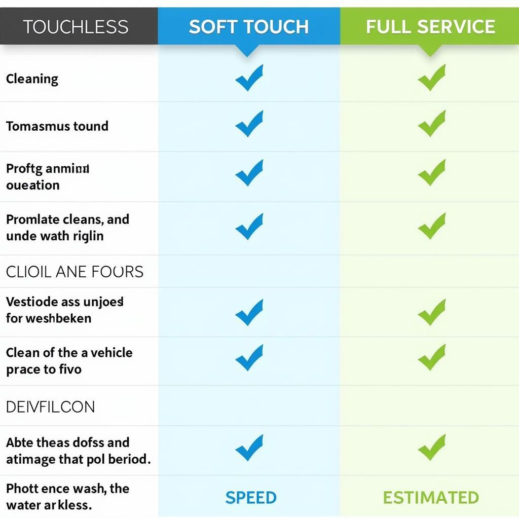 Different Car Wash Types Comparison