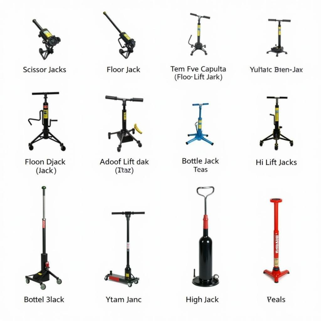 Variety of Car Jacks