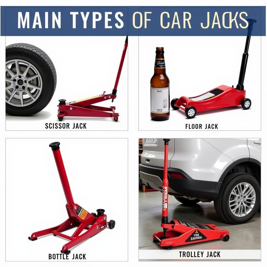 Different Types of Car Jacks for Vehicles