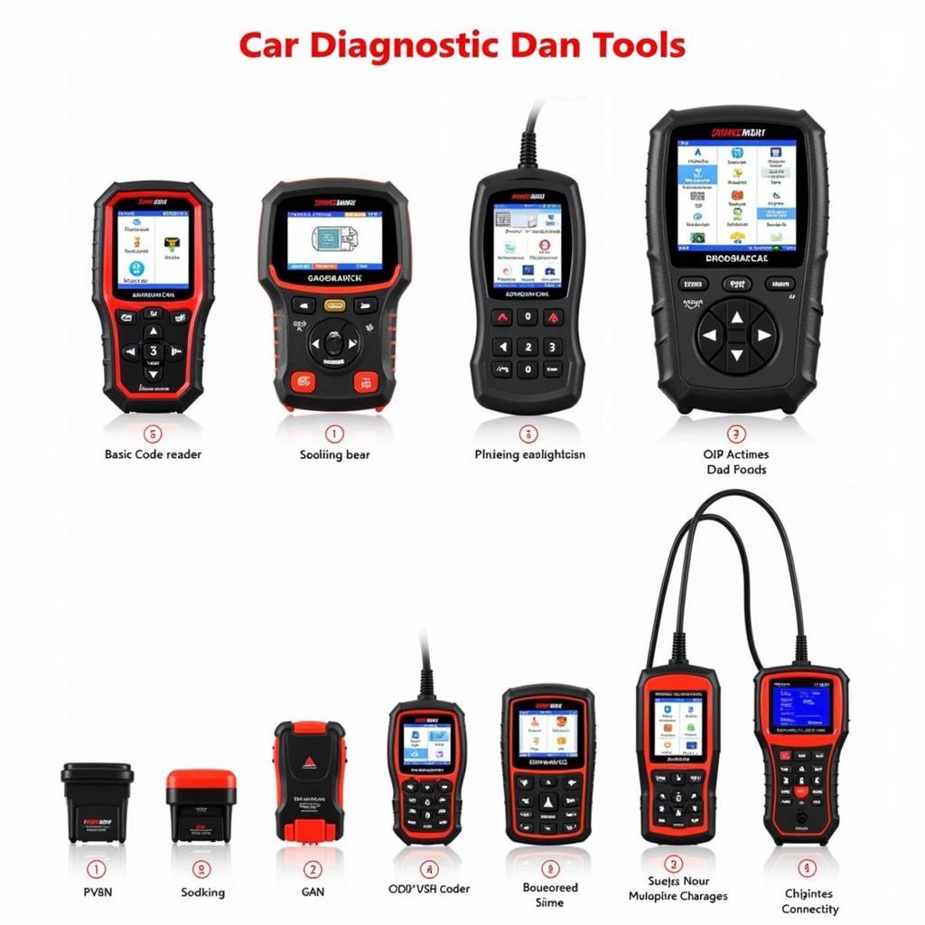 Various OBD Scanners