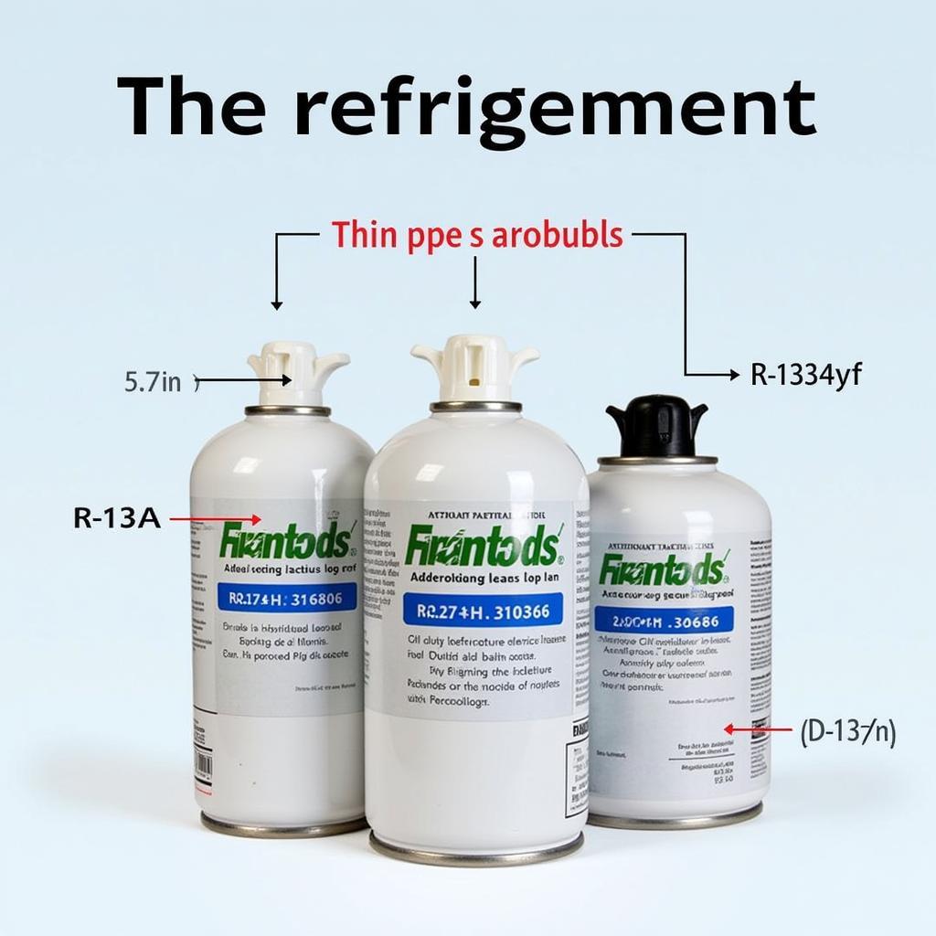 Different Types of Refrigerant Cans