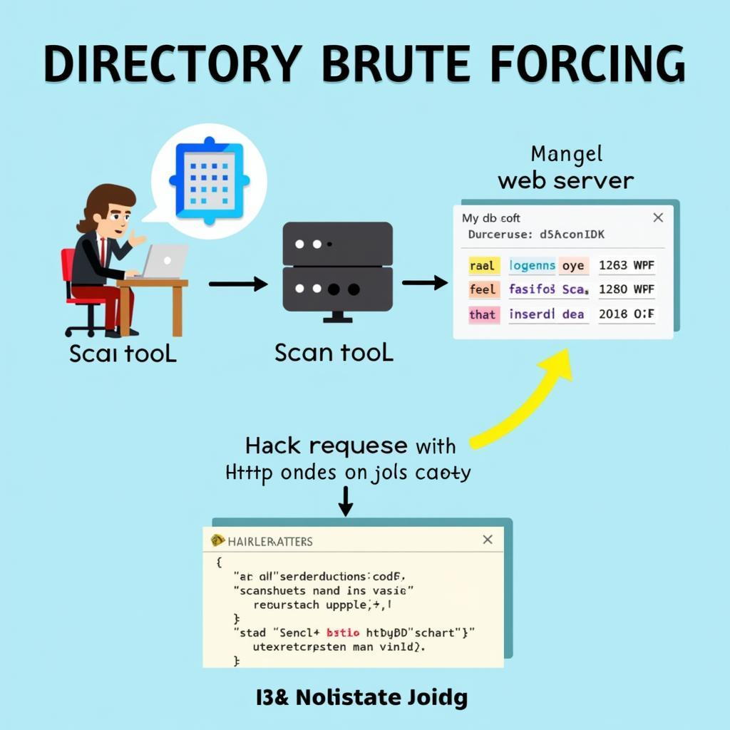 Directory Brute Forcing Process Illustration