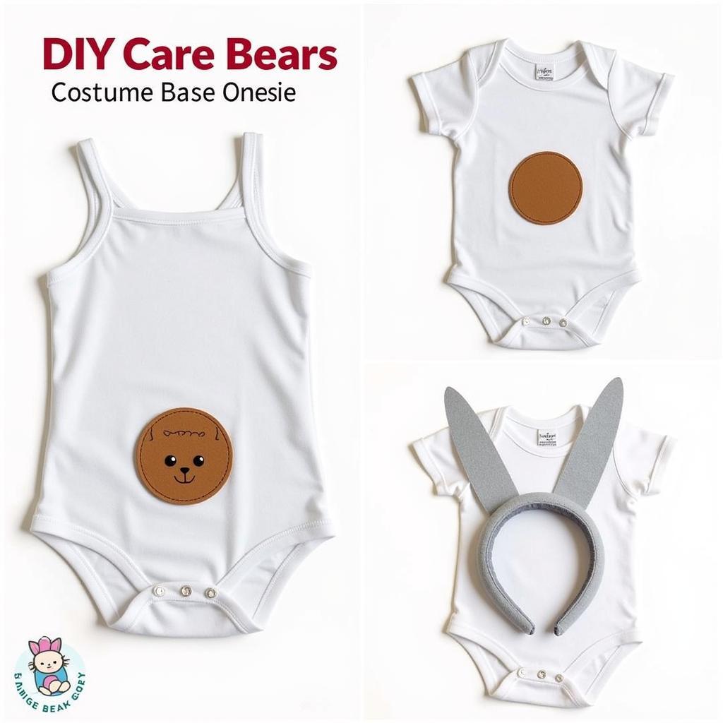 Step-by-Step DIY Care Bear Costume Creation: Base, Belly Badge, and Ears