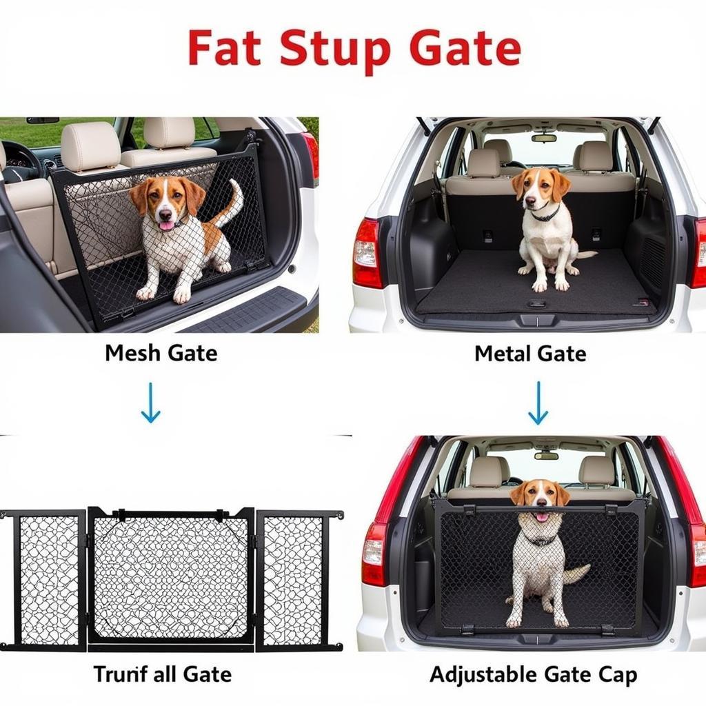 Dog Car Gate Types: Mesh, Metal, and Adjustable Options