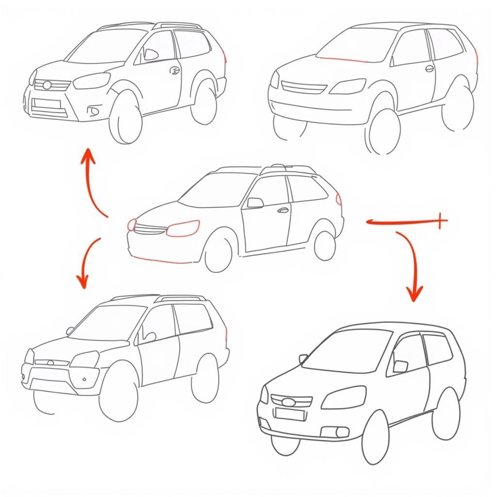 Easy Car Drawing: Adding Details like Windows, Doors, and Lights