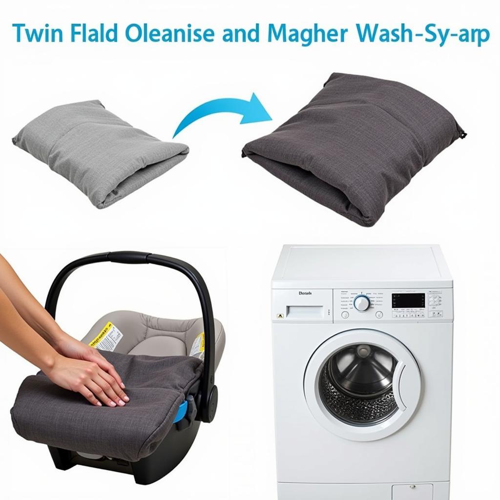 Easy-to-Clean Baby Car Seat Cover: Simple Design, Machine Washable