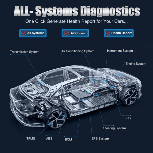 Ediag MINI OBD2 Bluetooth Scanner,Full Systems Obd2 Bluetooth Adapter - Image 3