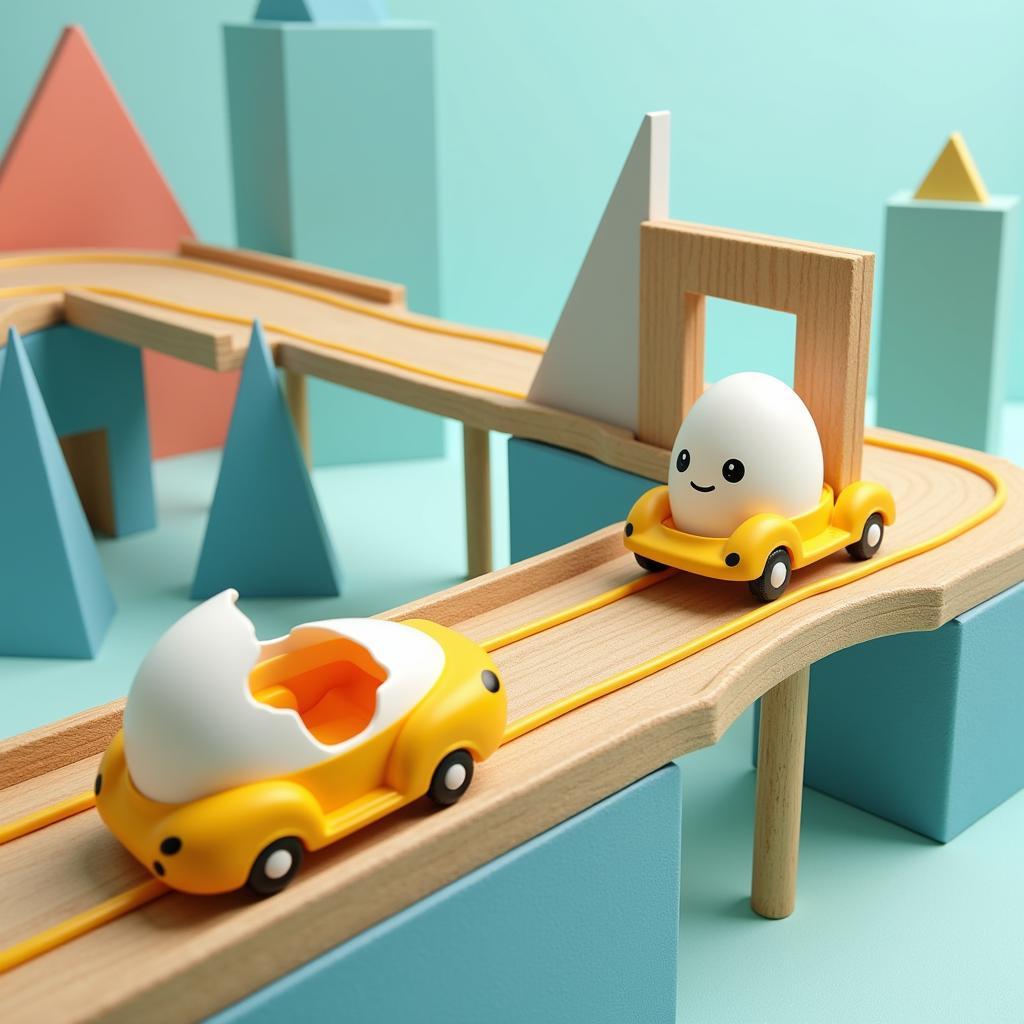 Eggy Car Geometry Grand Prix Gameplay