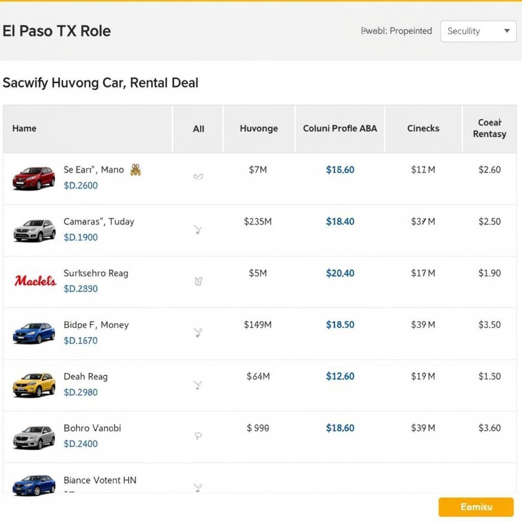 Best Car Rental Deals in El Paso, TX