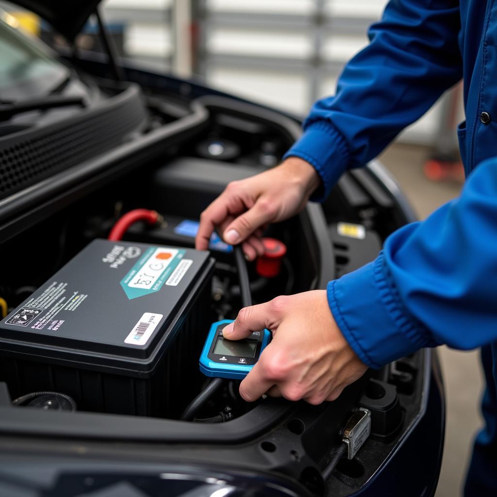 Electric Car Battery Health Check