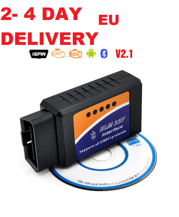 ELM327 V2.1 OBD2 II Bluetooth Diagnostic Car Scanner Tool Fault Code Reader 2.1 - Image 2