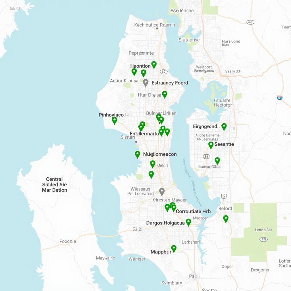 Enterprise Rental Car Locations Map in Seattle