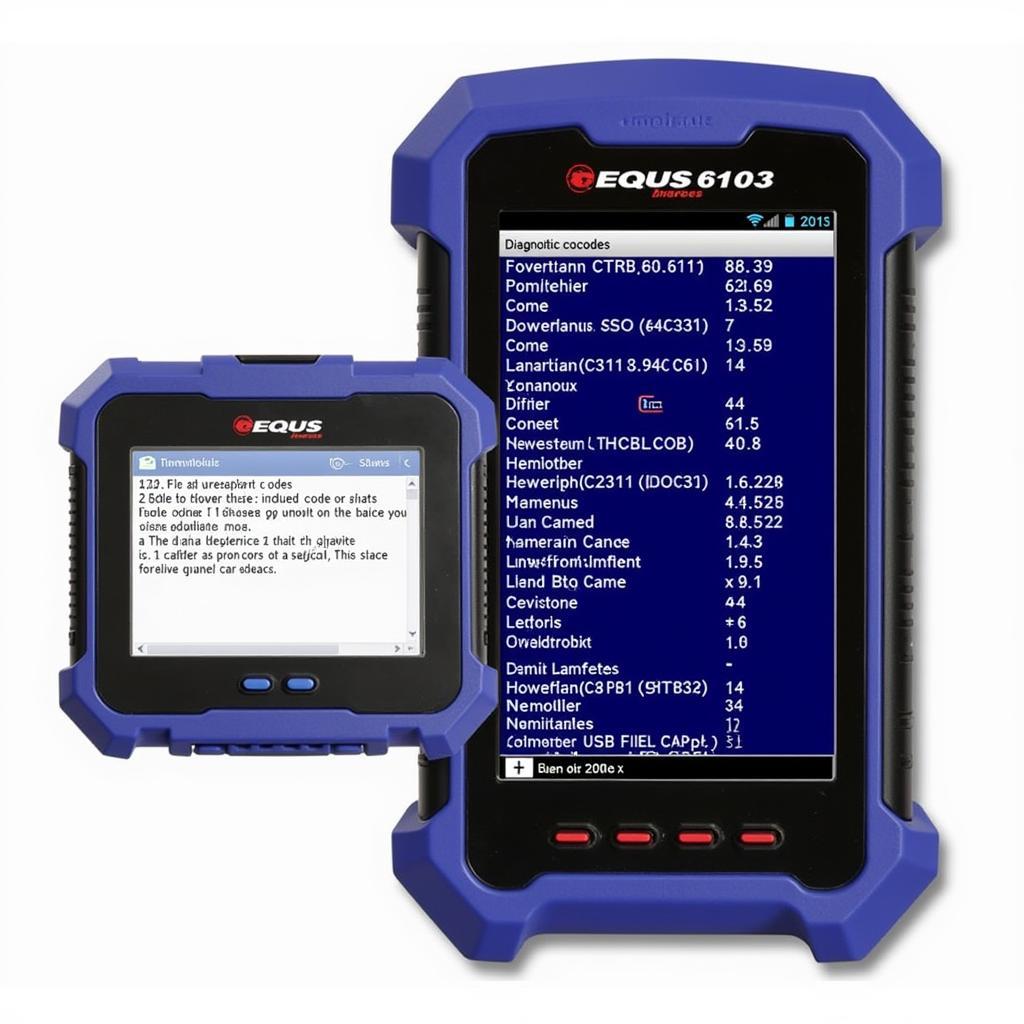 Equus 31603 Scan Tool Display