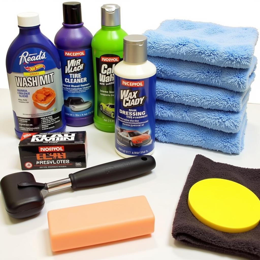 Essential Car Detailing Supplies Kit