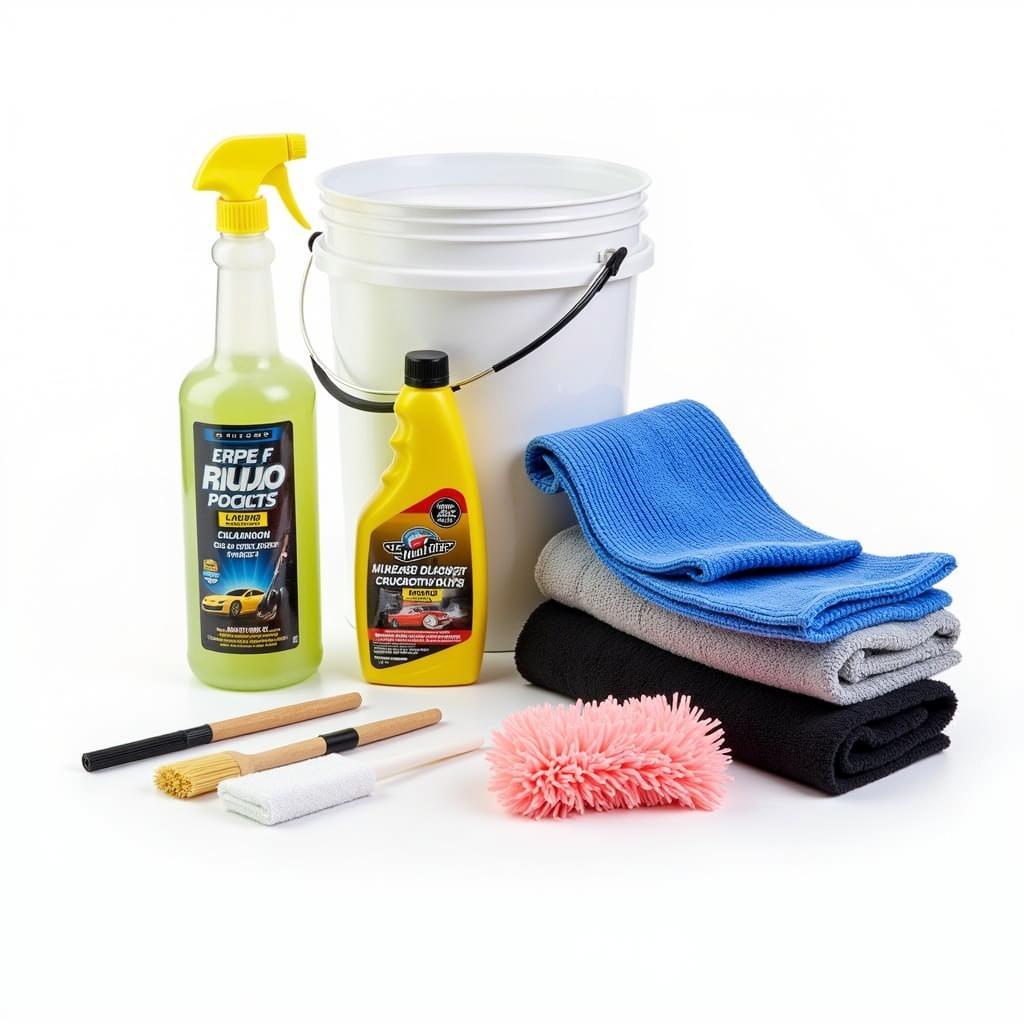 Essential Car Detailing Supplies Kit