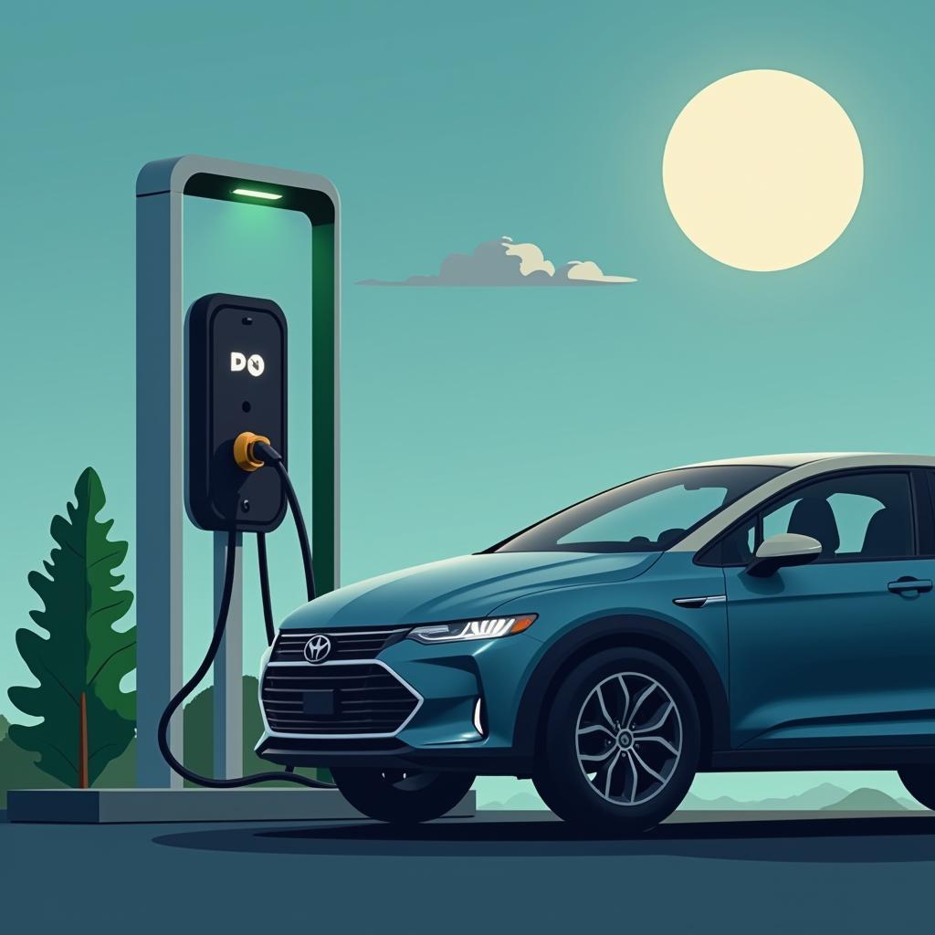 Electric Vehicle Charging Station and its Impact on Car Rates