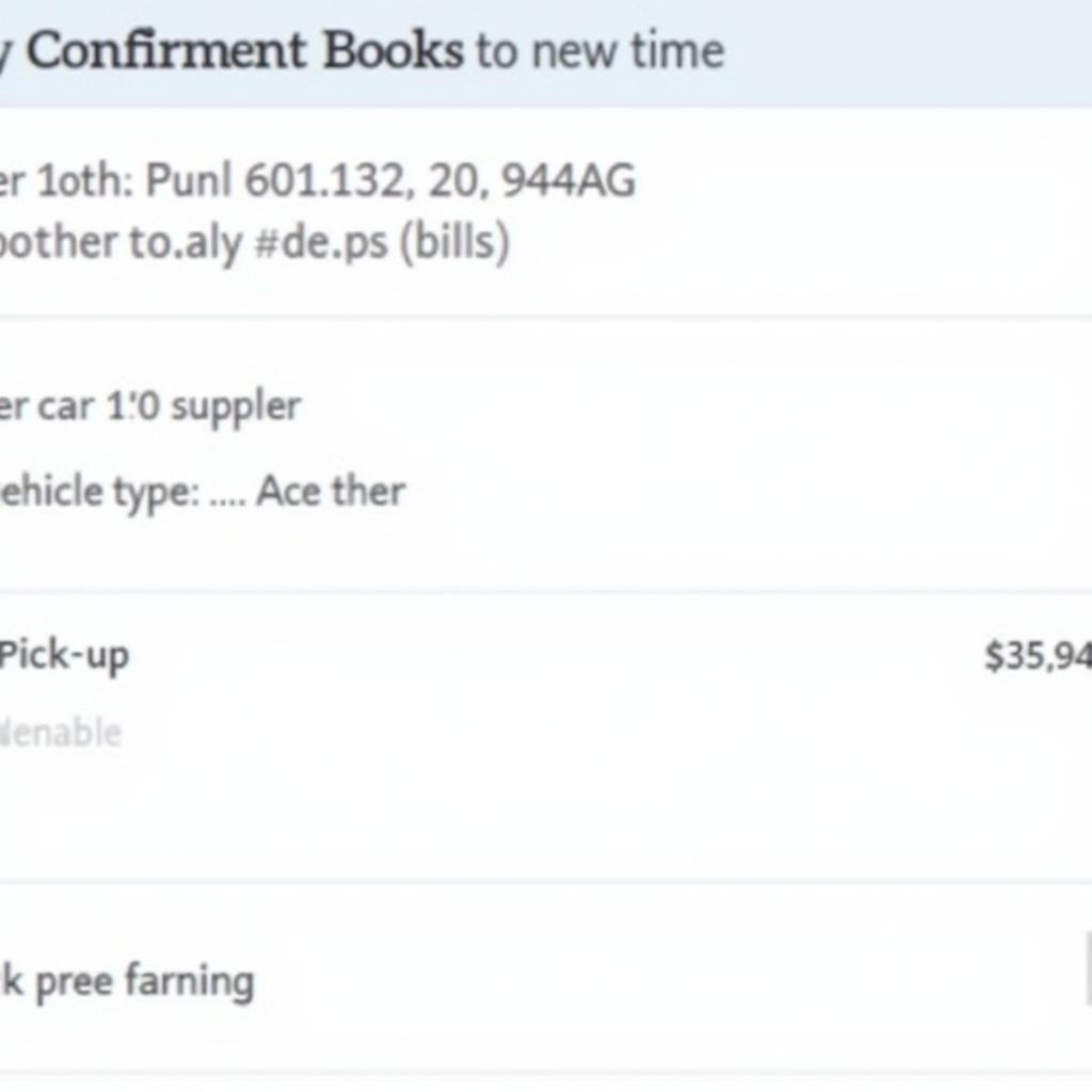 Expedia Car Rental Confirmation