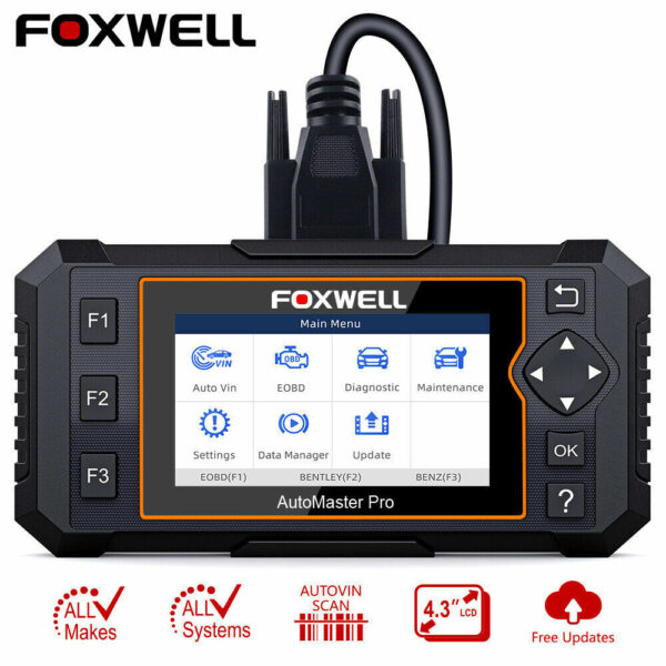 F-PACE OBD2 Professional All Function Car Diagnostic Tool Foxwell AutoMaster