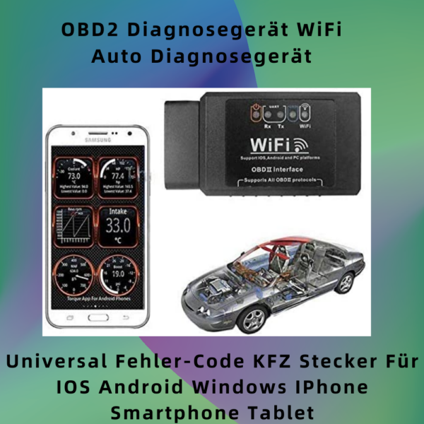 F04C Wifi Autocar OBD2 Error Check Scanner Diagnostic for Windows Android Io - Image 3