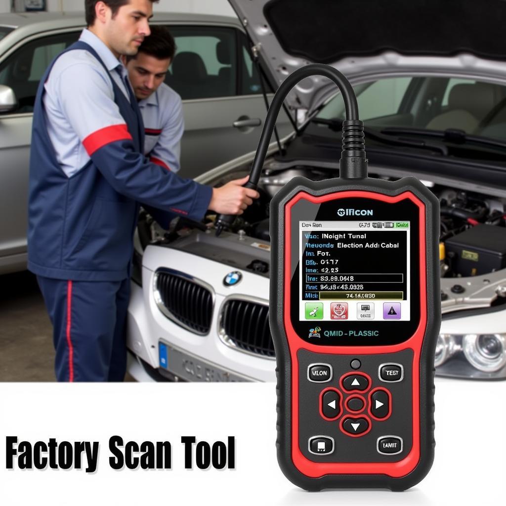 Factory Scan Tool Performing Diagnostics