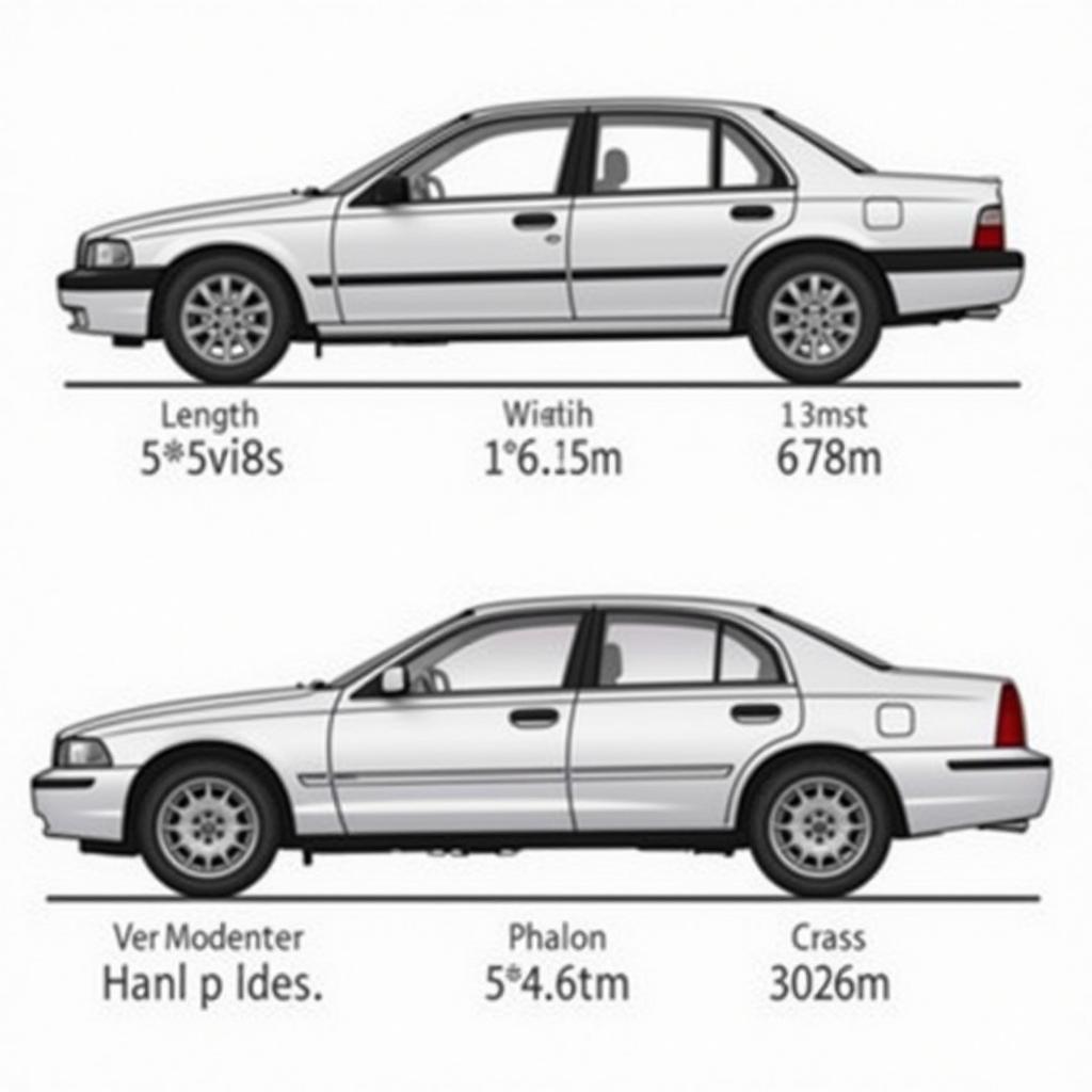 Family Sedan vs. Compact Car Dimensions