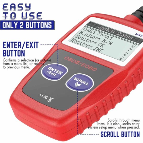 Fault Code Reader Diagnostic Scan Tool OBD2 Car Diagnostic Scanner Car Accessory - Image 6