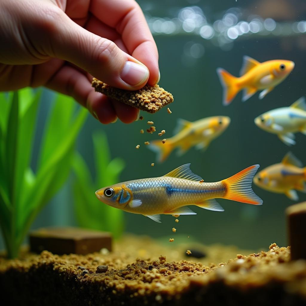 Feeding Low-Maintenance Fish like Guppies