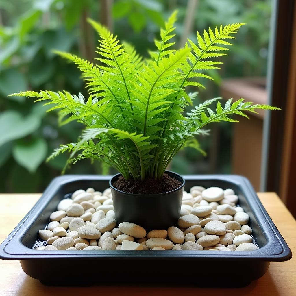 Fern Care: Using a Humidity Tray