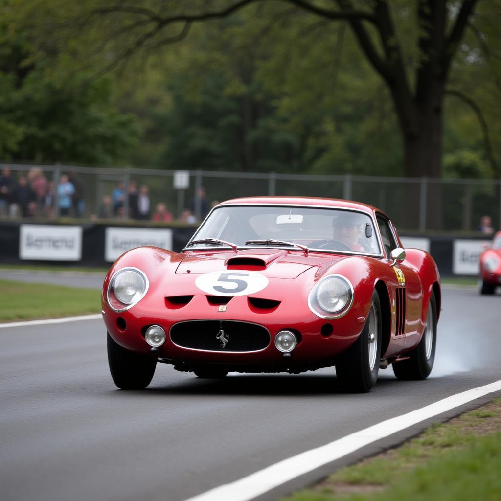 Ferrari 250 GTO in racing action