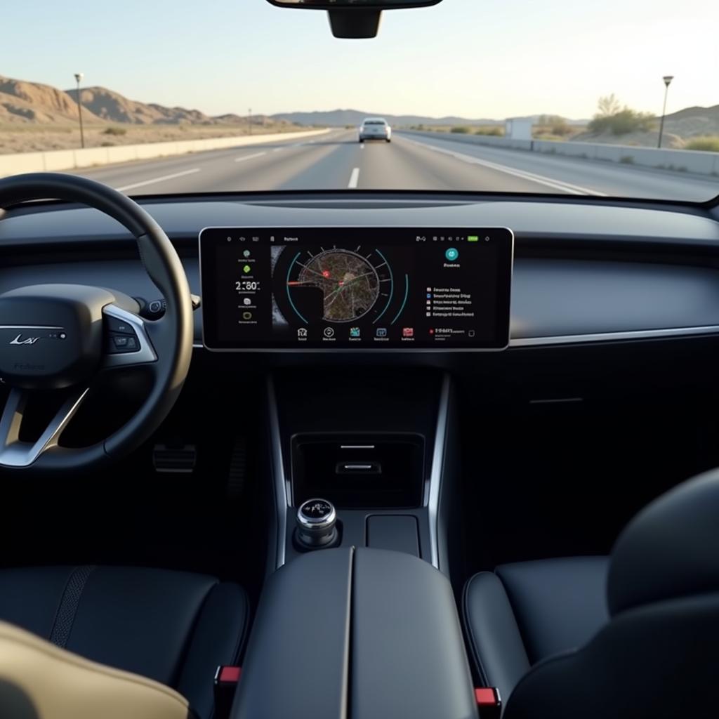 Fisker Ocean's Interior Dashboard