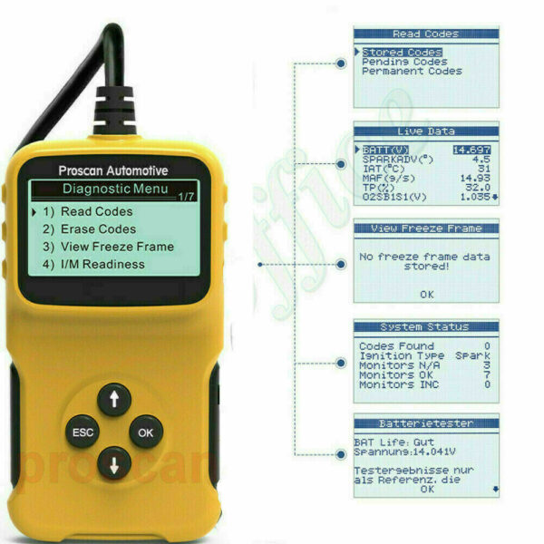 For BENELLI AJS MODENA OBD2 fault code scanner diagnostic tool Read Reset - Image 3