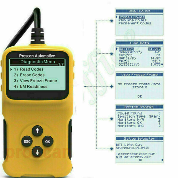 For BENELLI TRK 502 OBD2 fault code scanner diagnostic tool Read Reset - Image 3