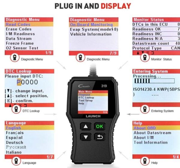 For BMW AUDI EOBD OBD2 Engine Automotive Car Code Reader Scanner Diagnostic Tool - Image 6