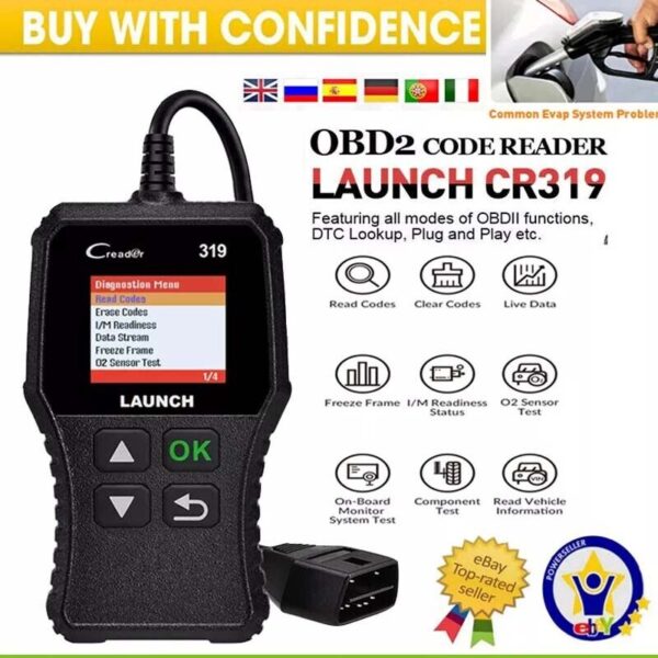 For BMW AUDI EOBD OBD2 Engine Automotive Car Code Reader Scanner Diagnostic Tool - Image 3