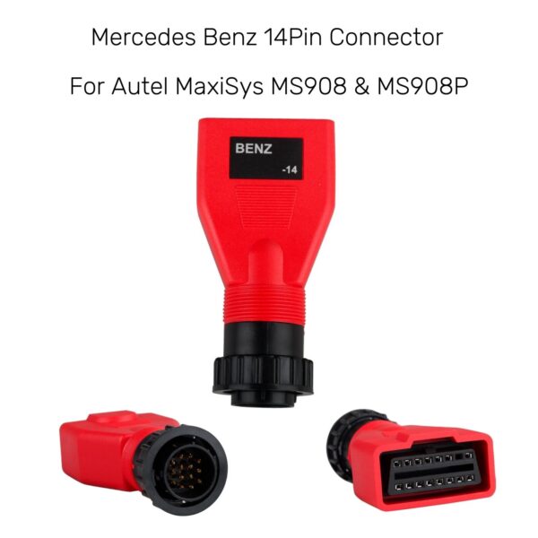 For Mercedes Benz 14Pin Connector Work For Autel MaxiSys MS908 / MS908P