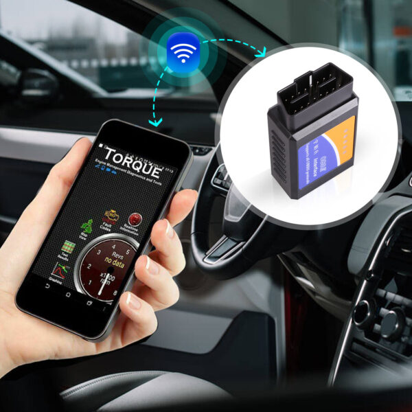 For OBDII OBD2 Wireless Diagnostic Scanner ELM327 WiFi/Bluetooth iOS Android - Image 5