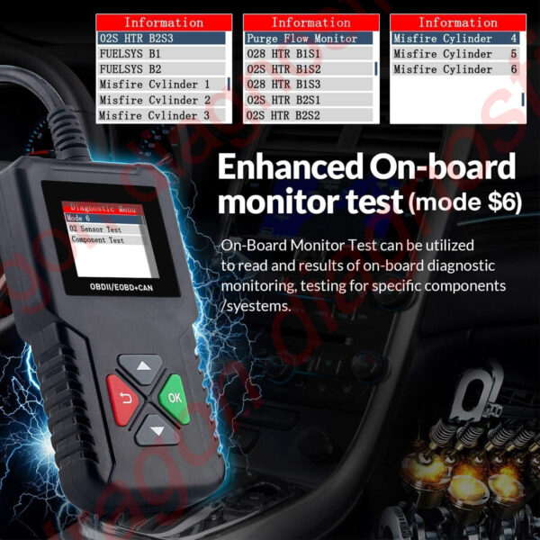 For Vauxhall Astra Code Reader OBD2 Scanner Car Check Engine Fault Diagnostic - Image 3