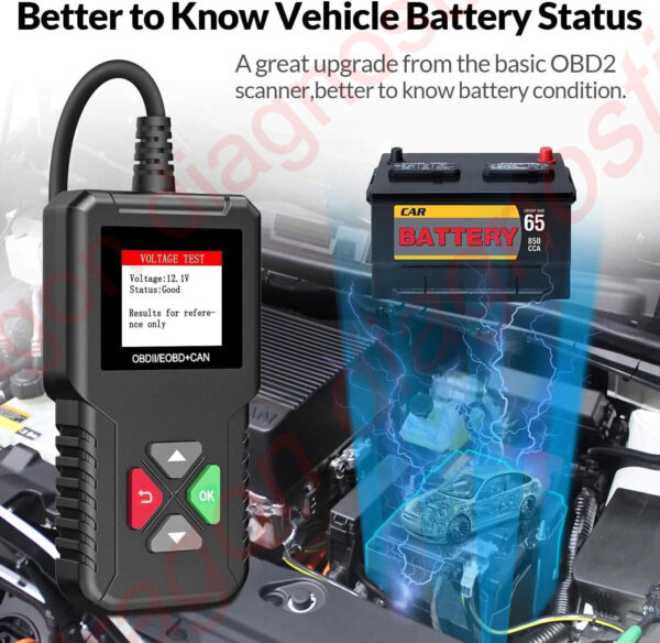 For Vauxhall Astra Code Reader OBD2 Scanner Car Check Engine Fault Diagnostic - Image 5