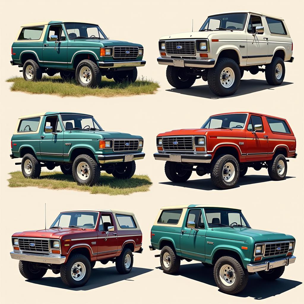 Ford Bronco History through Generations