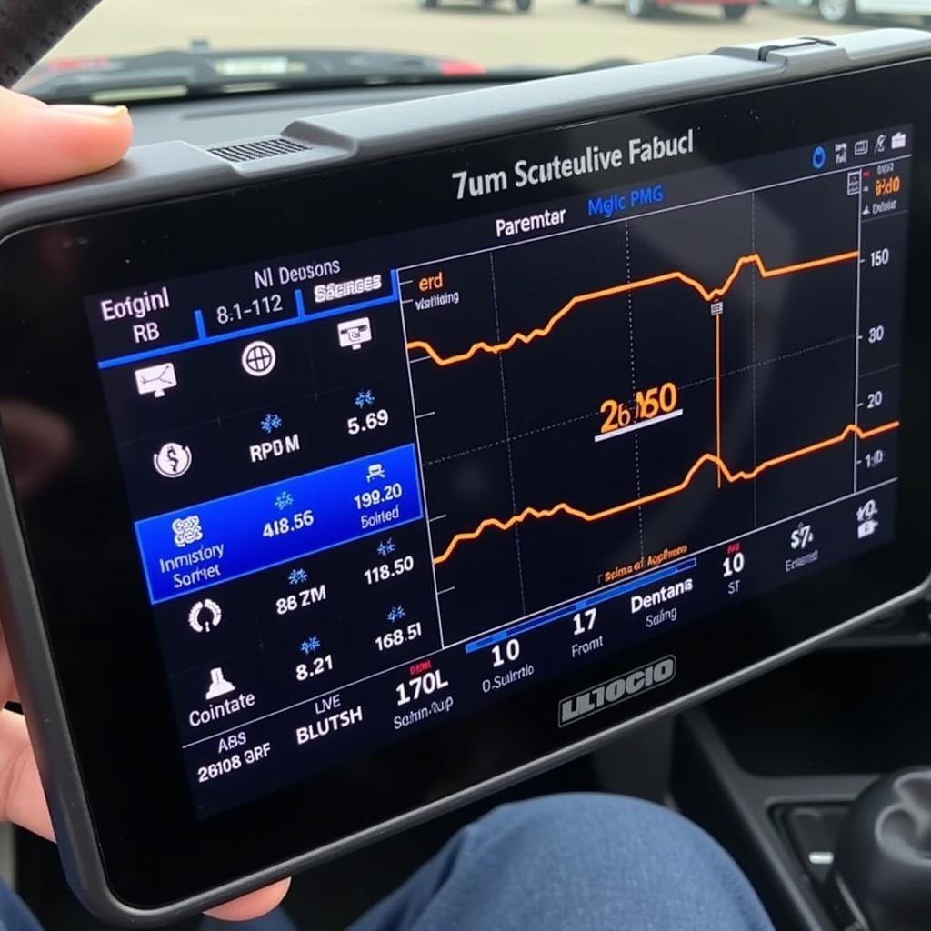 Ford IDS Scan Tool Displaying Live Data from F150 Sensors