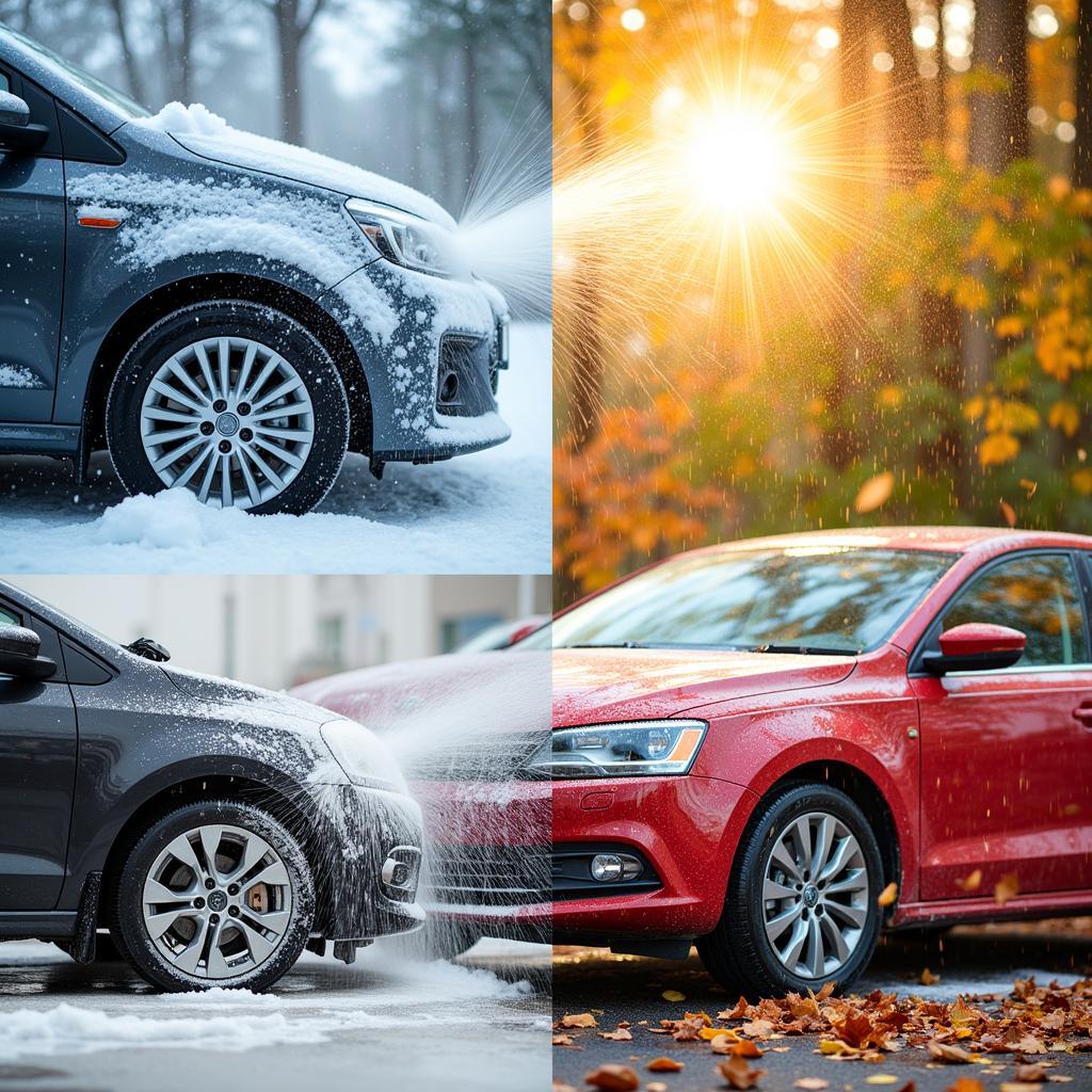 Four seasons car wash protection against various elements