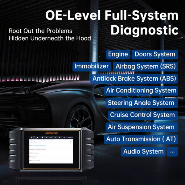 FOXWELL For BMW All System Diagnostic Scanner OBD2 Bidirectional Scan Tool NT710 - Image 3