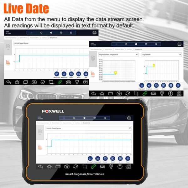 FOXWELL GT60 Car OBD2 Scanner Tablet Diagnostic Tool Code Reader ABS SRS EPB DPF - Image 6