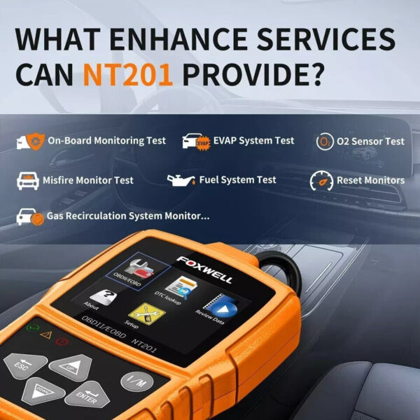 Foxwell NT201 Auto OBD2 Scanner Car Code Reader Diagnostic Tool Check Engine - Image 5